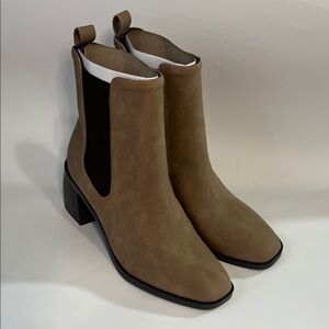 Call It Spring Bedfoam Kenzi‎ Woman’s Taupe Ankle Boots - 8.5